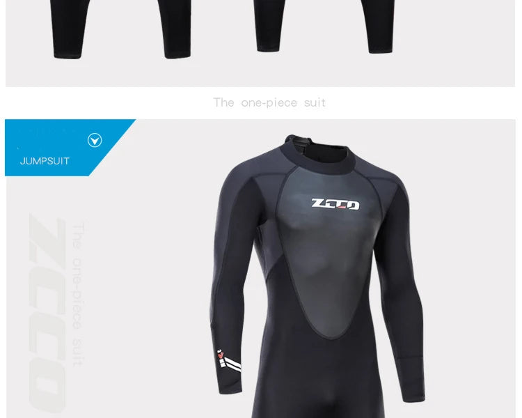 Full Wetsuit for Men Women 3mm Long Wet Suit for Diving Surfing Swimming Water Sport Neoprene Spearfishing One Piece Wetsuits