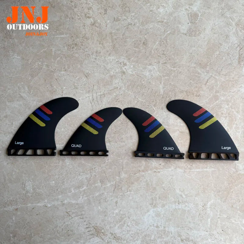 JNJ-FCS 2 Future Performer Medium Or Large + Gx Fiberglass Surfboard Quad Fins 4Pcs