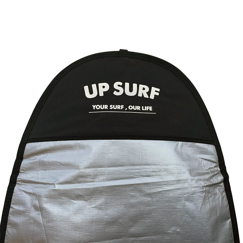 Waterproof Surfboard Bag for SUP/Longboard/Skimboard/Paddleboard - Heavy-Duty Cover with Adjustable Padded Strap, Portable Surf
