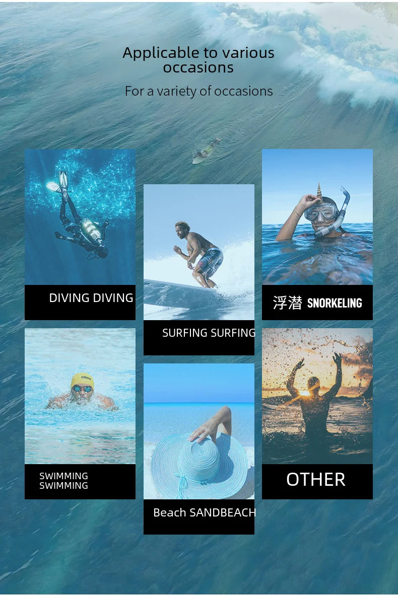 1.5mmDiving Suit Men's and Women's Long-Sleeved Diving Top Split Sun Protection Surfing Suit Dive Skin Winter Swimsuit