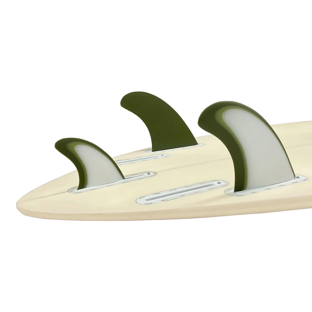 UPSURF Future Quilhas Tri Fins T1 3 FINS Thruster Fiberglass Surfboard Fins Single Tab Surfing Equipment Accessory Tabla de Surf