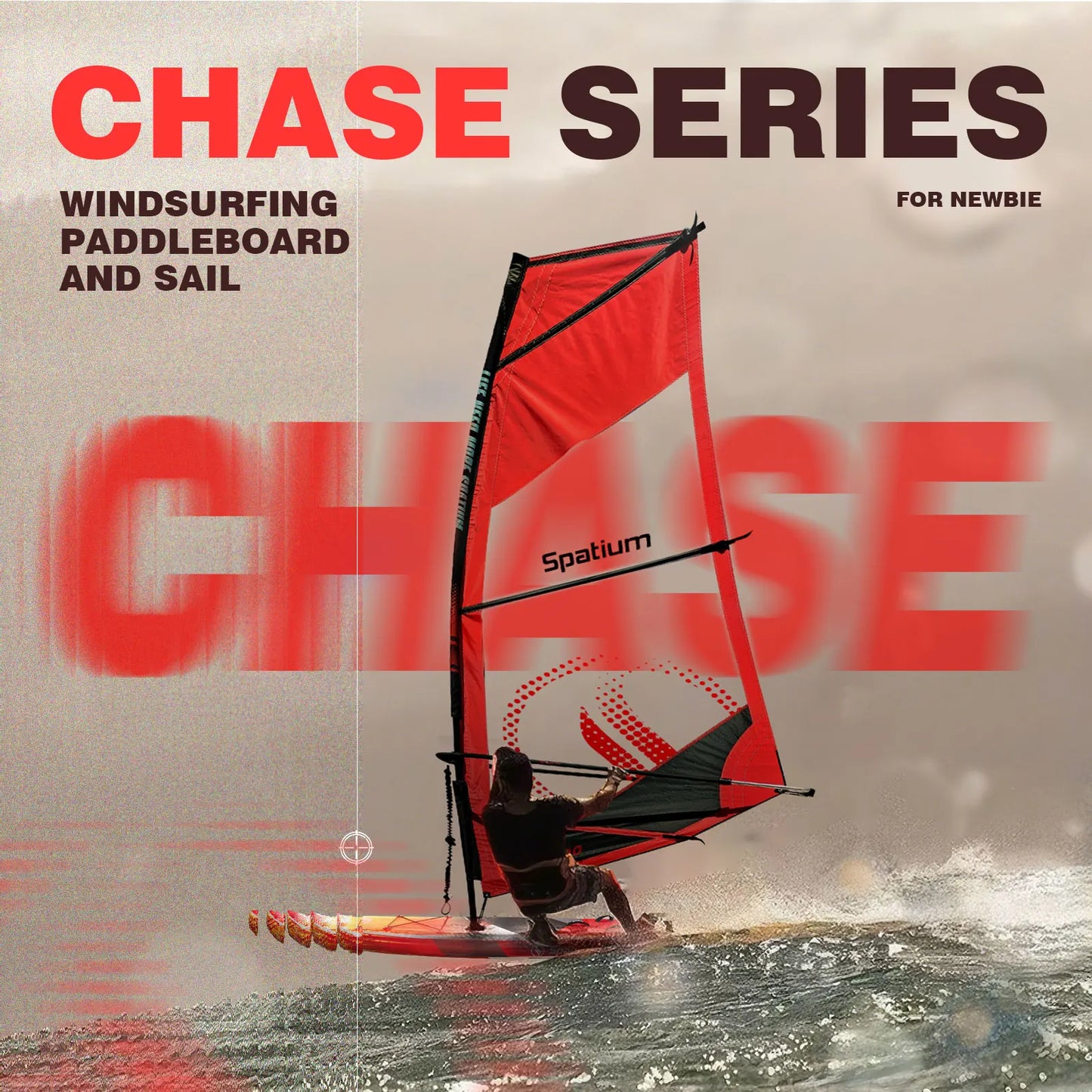 Spatium Inflatable Windsurf Board kite Surfing Supboard Windsurfing Board With Sail For Youth Sup Paddleboard