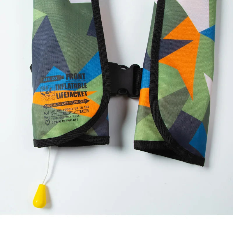 New Auto Self-inflatable Life Vests Manual Boating Life Jackets Adult PFD 150N for Water Sports Fishing Rafting Accessories