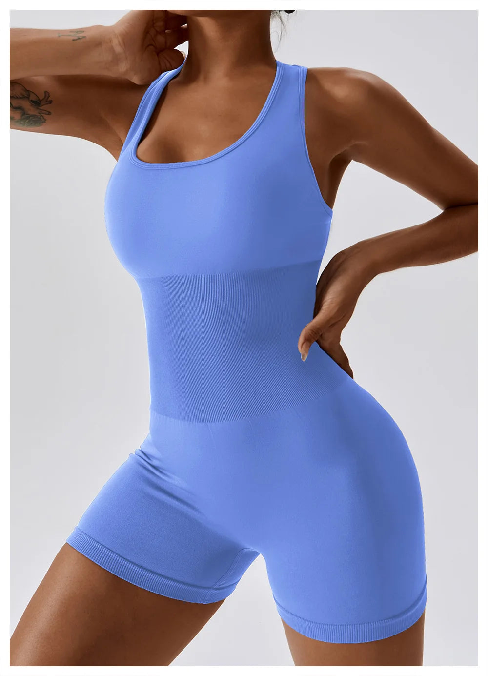 Yoga Set Seamless Gym Clothing Jumpsuit Fitness Female Sports Suits Workout Outfits For Women One Piece Sets Sportswear
