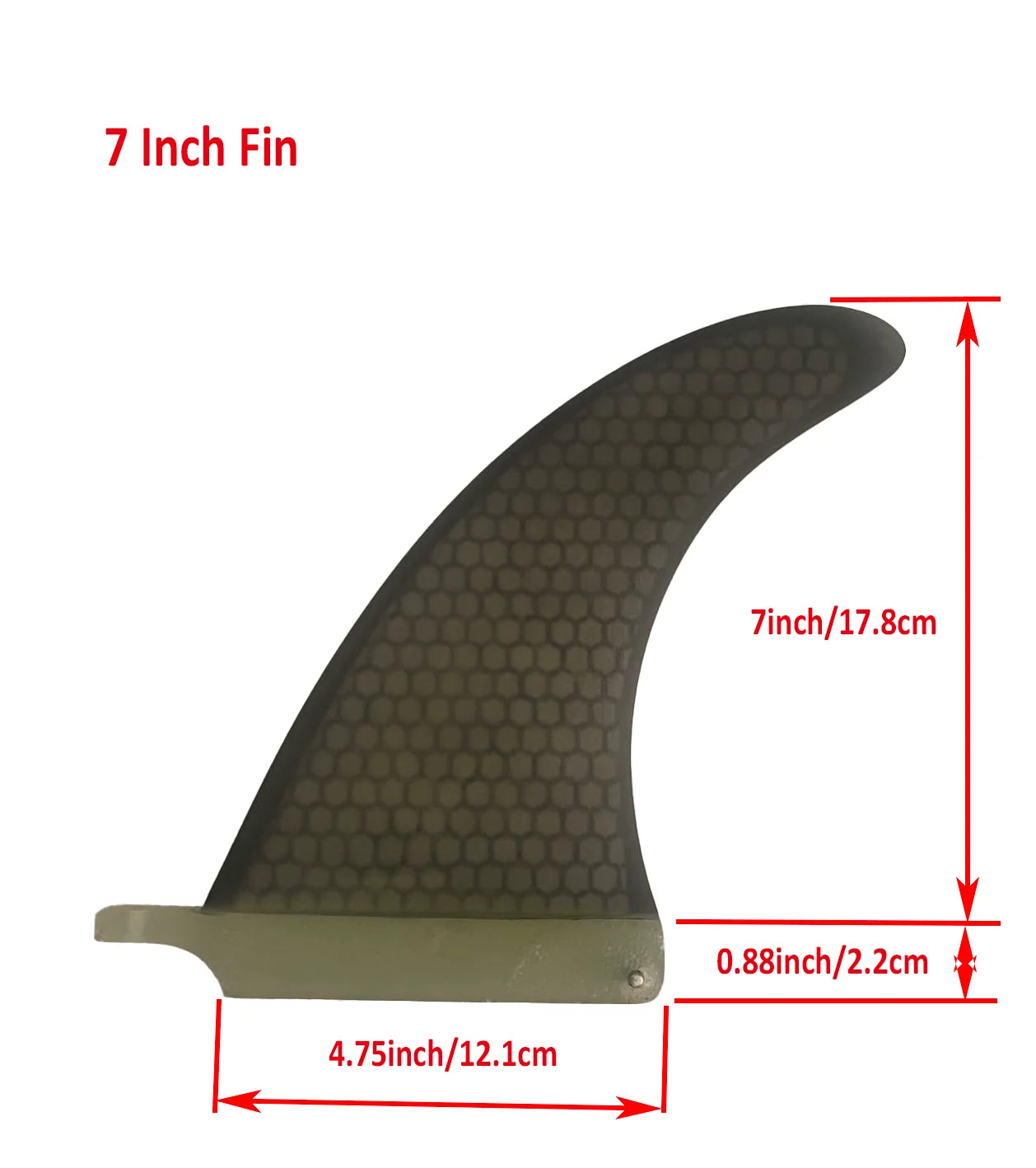 7/8/9/10 Inch Surf Fin Honeycomb Fiberglass SUP Board Fin For Surfboard Longboard Surfing Water Sport Accessories