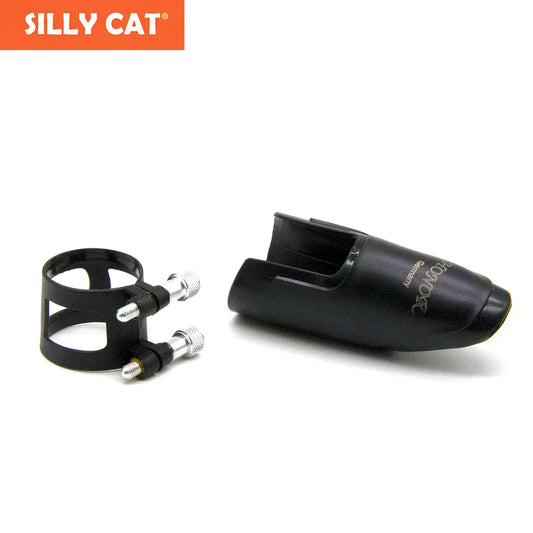 Alemanha plástico saxofone baquelite bocal ligadura saxofone sax ligadura clipe clarinete ligadura alto tenor soprano