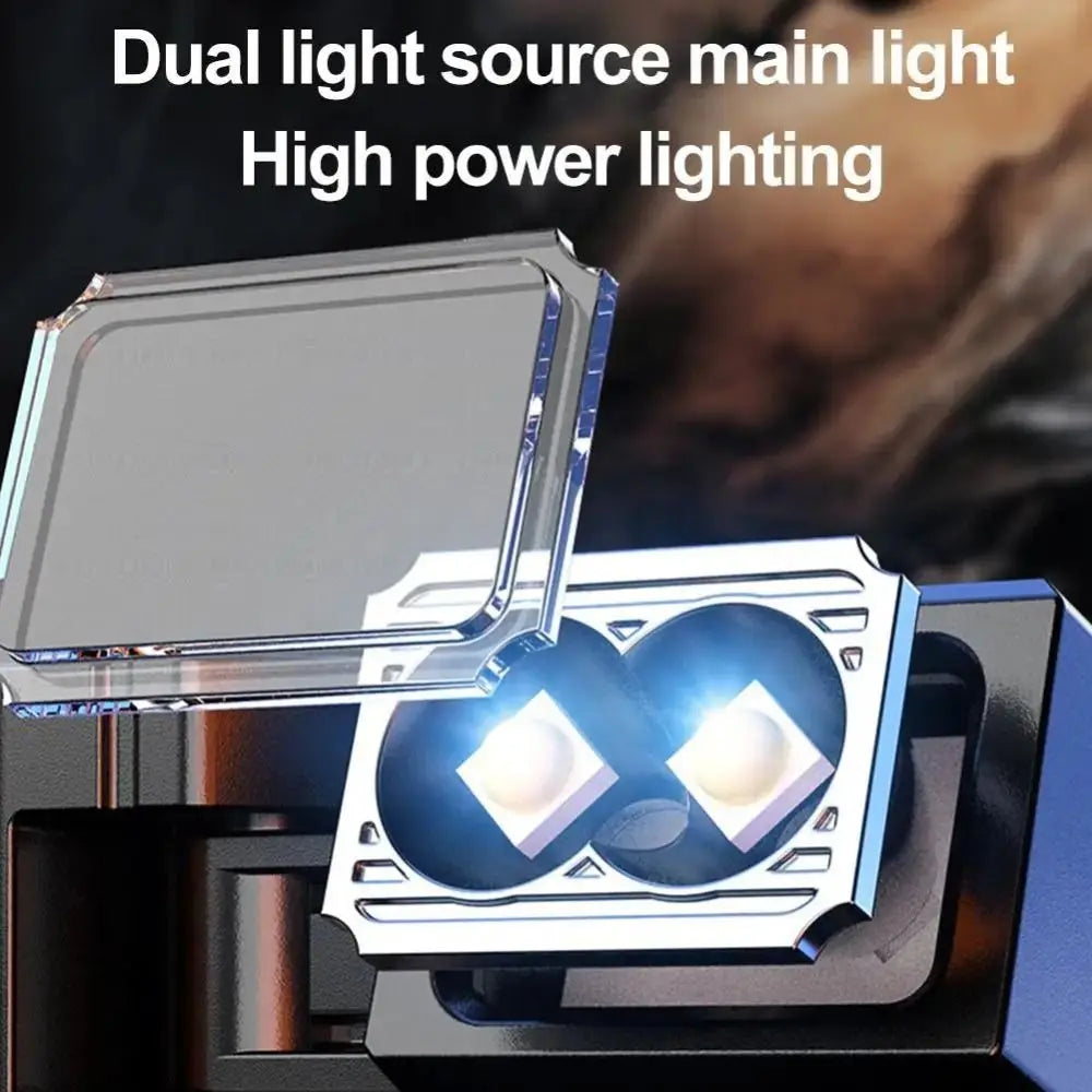 Multi-functional Mini Magnetic Flashlight Adjustable Angle Portable LED Emergency Flashlight USB Water Resistant