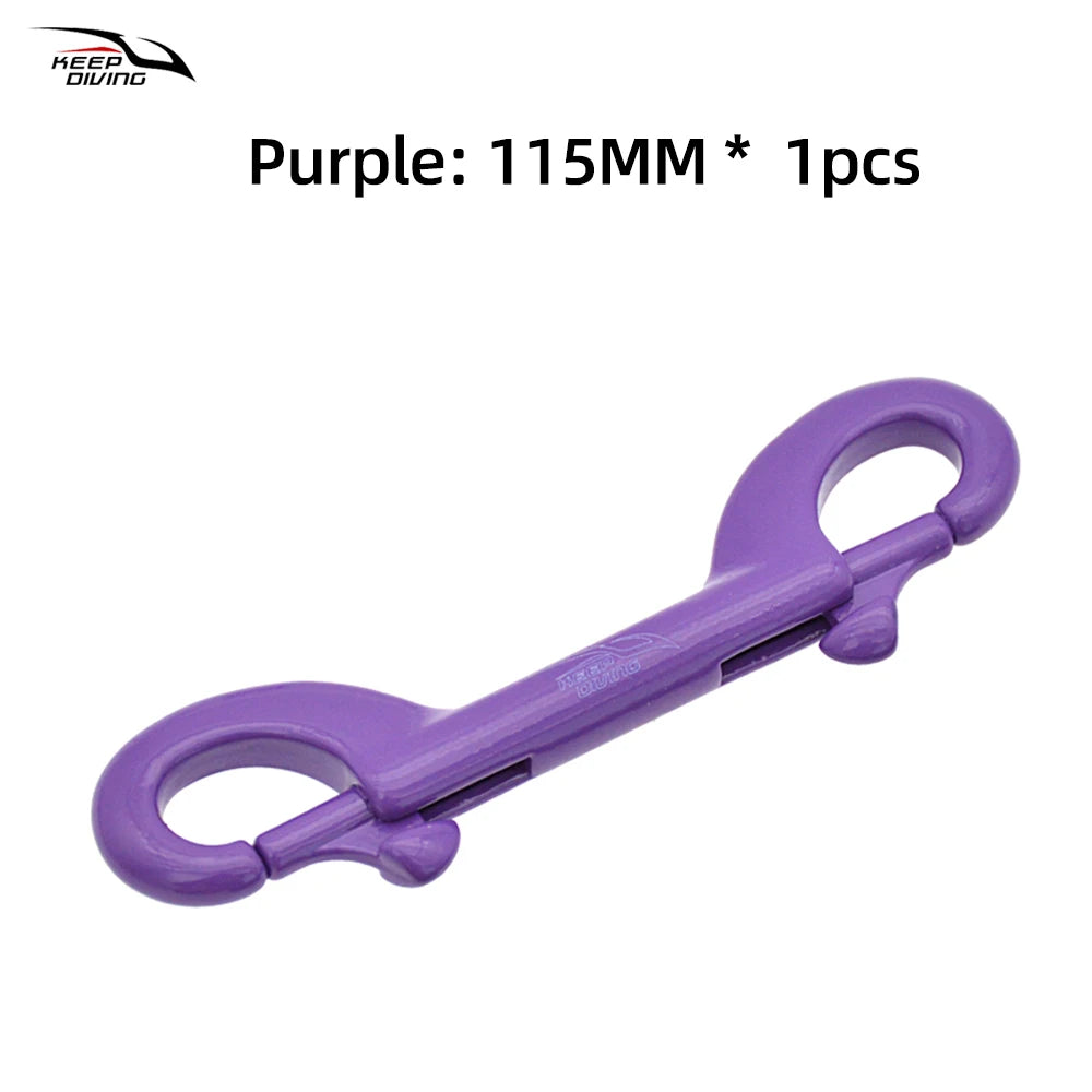 1 PCS KEEP DIVING 316 Stainless Steel Scuba Diving Double Ended Hook Accessory For Equipment BCD Chioce Snap Bolt kit Quick Draw