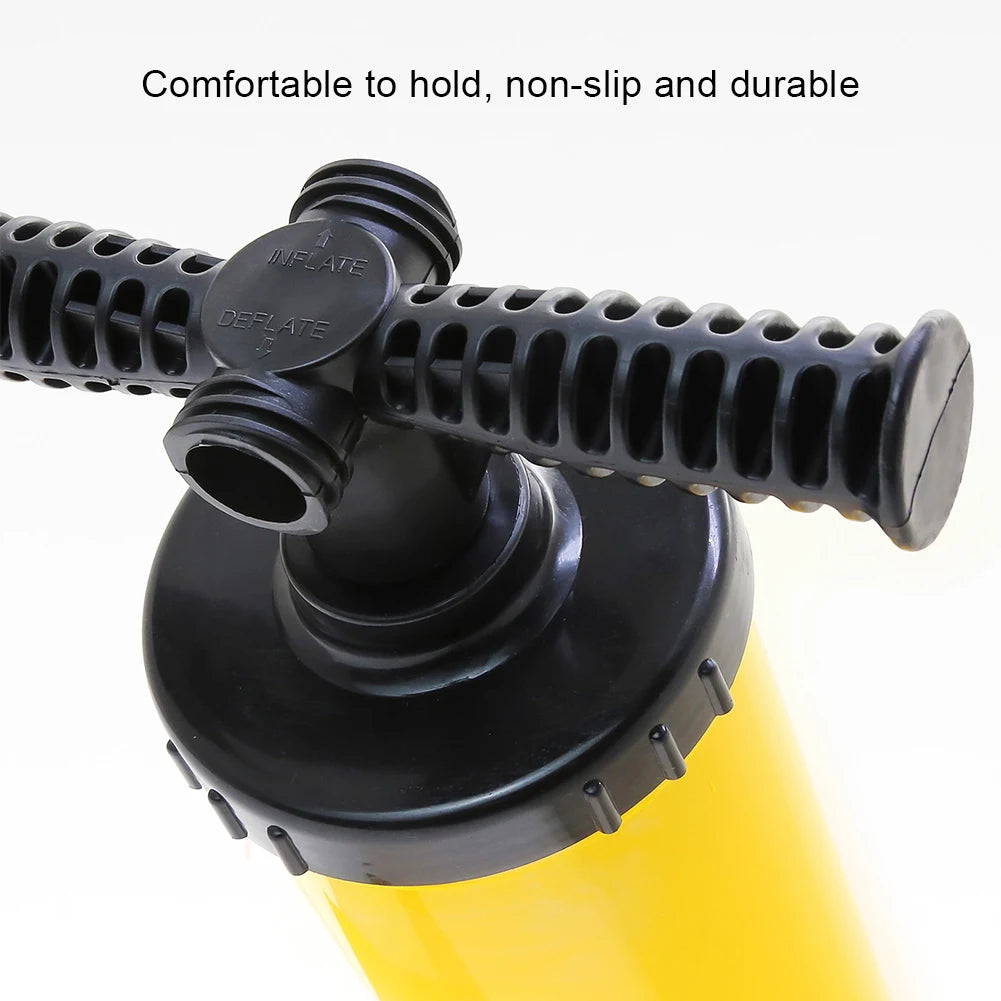 4L Kayak Air Pump Double Action Inflation Pump Portable Hand Pump Handheld Air Inflator for SUP Surfboard Inflatable Boat