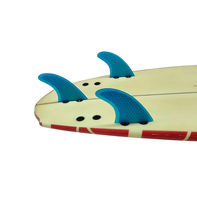 M Tri Surf Fin Fibreglass Honeycomb Surfboard Fin Double Tabs Quilla UPSURF FCS FINS G5 For Fish/Shortboard/Funboard Stabilizers