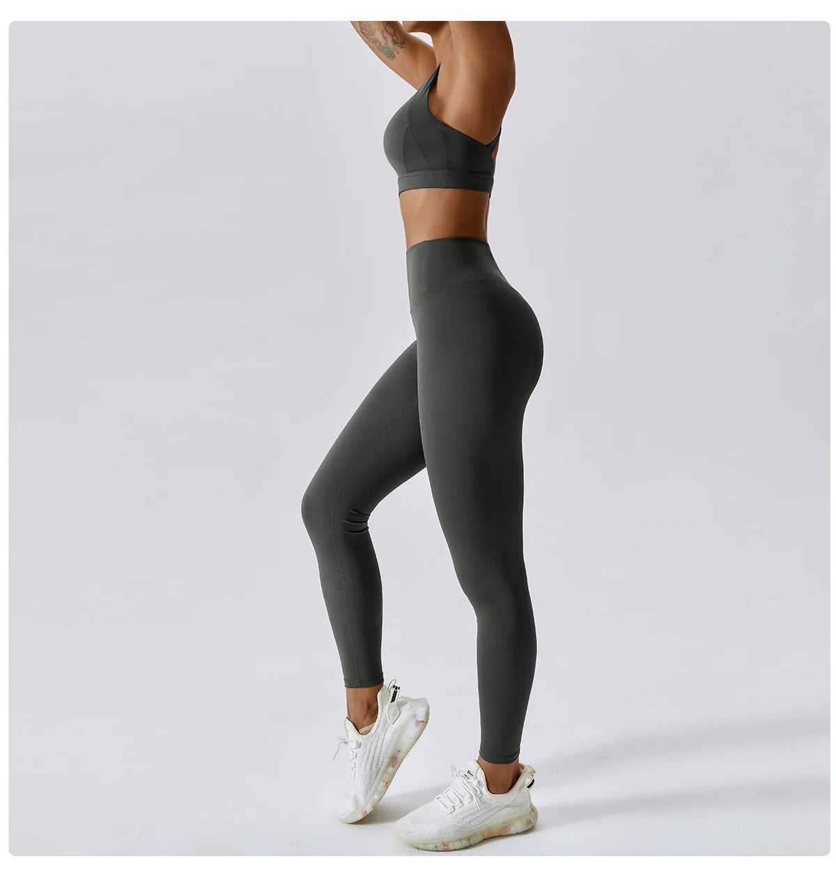 Yoga Set 2 Piece Women Sportswear Workout Clothes Women Sport Set Suits For Fitness Cross Back Bra Seamless Gym Push Up Leggings