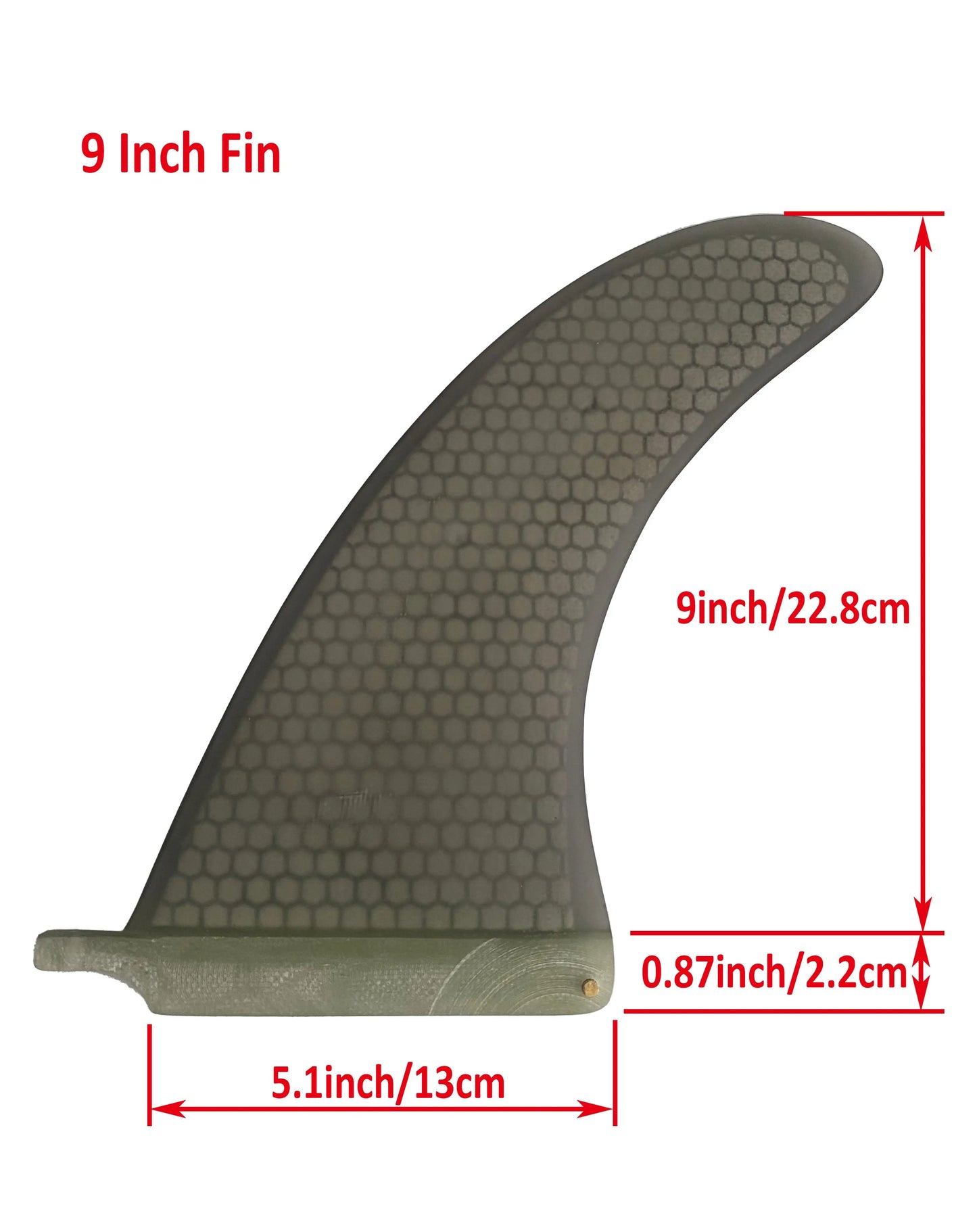 7/8/9/10 Inch Surf Fin Honeycomb Fiberglass SUP Board Fin For Surfboard Longboard Surfing Water Sport Accessories