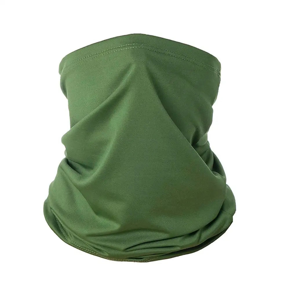 Men Women Head Face Neck Sunshade Collar Ice Silk UV Protection Face Cover Mask Outdoor Fishing Cycling Sports Bandana Scarf