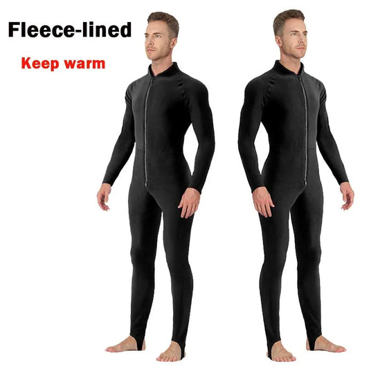 Men Wetsuit Diving Polar Fleece Liner One Piece Suit Wetsuit Keep Warm Accessories Men Women Thermal Underwear