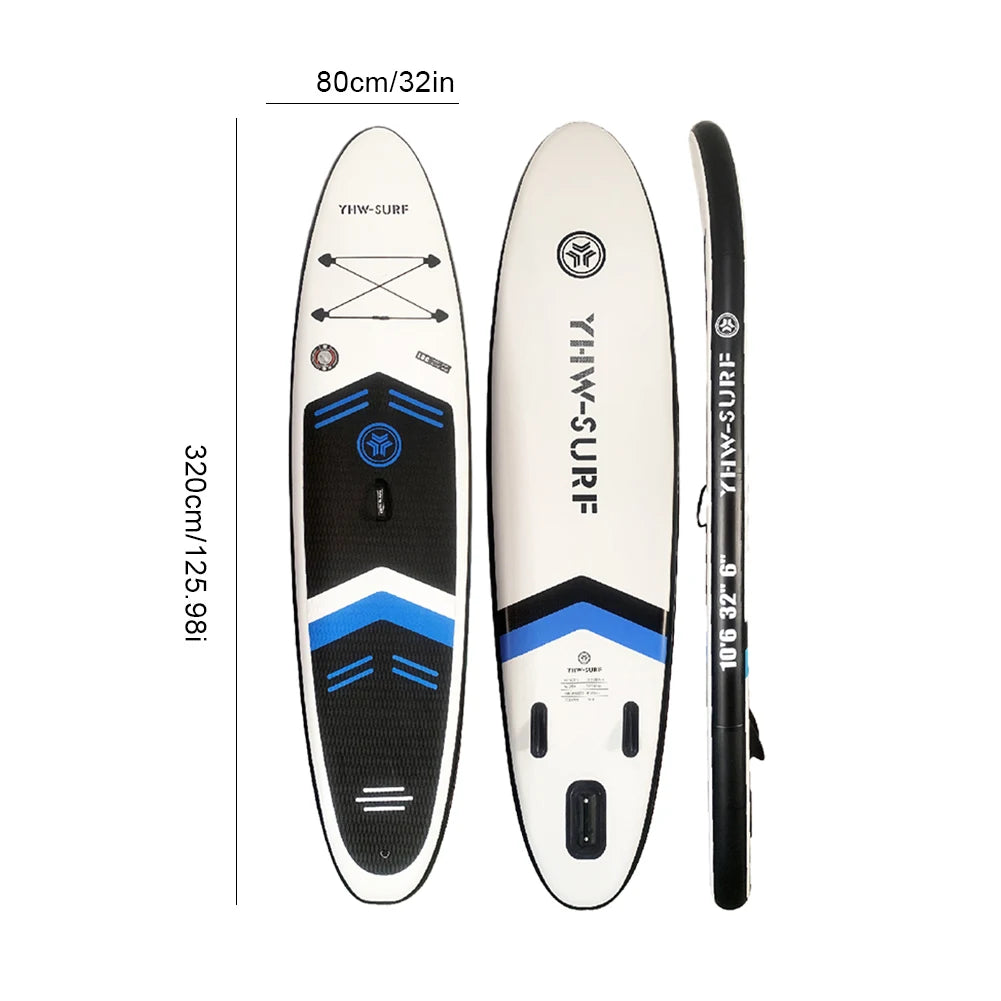 Inflatable Paddle Board Stand Up with Pump PVC Sup Board SUP Paddleboard Water Sports Paddle Board Outdoor Surfing Accessories