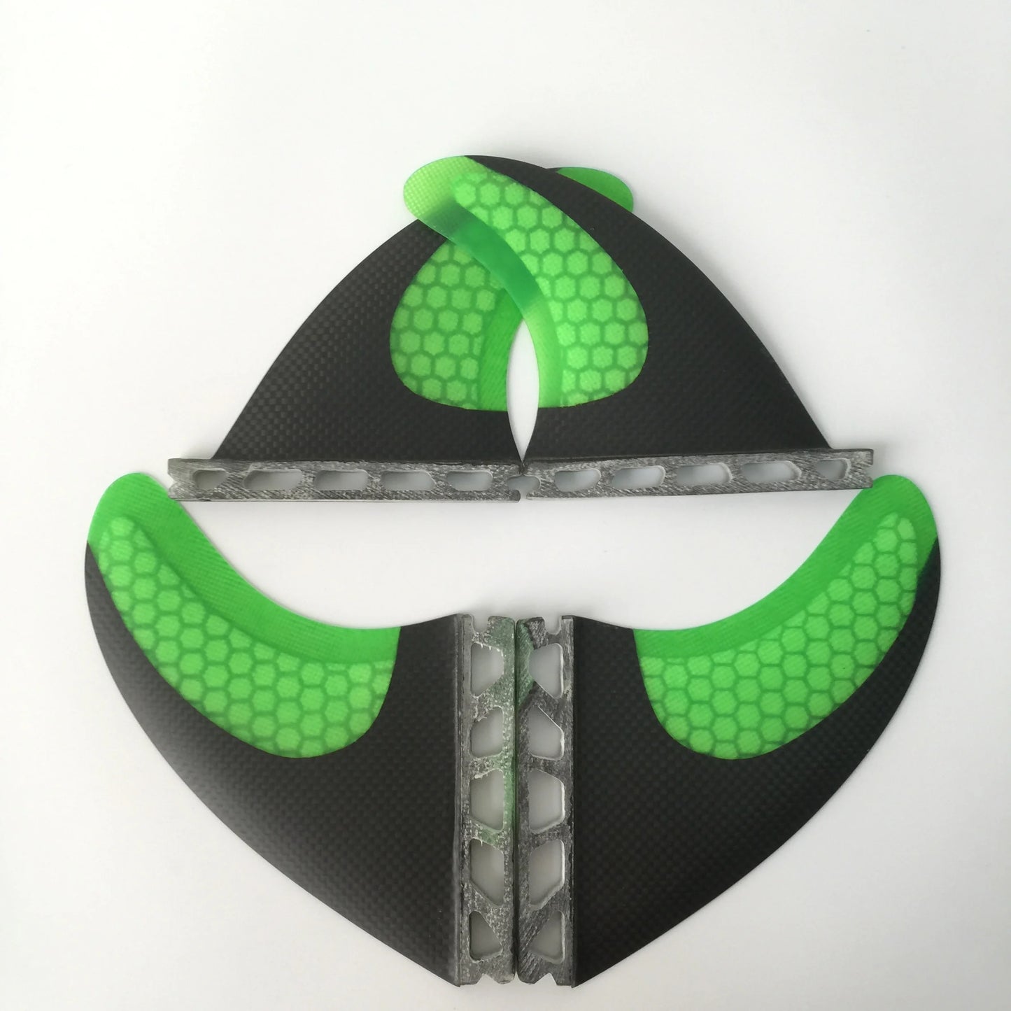 Carbon Fiber Surfboard Fins Single Tab Quad Fin Performance Honeycomb Fiberglass Surfboard Fins Quad Set (2pc G7+2pc GX)