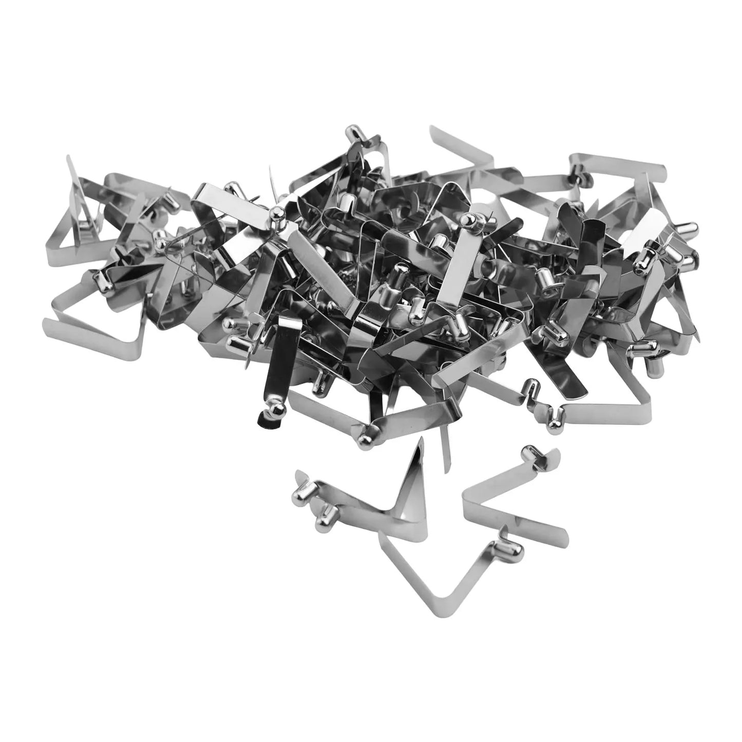 100pcs Kayaking Paddle V-Shaped Spring Clip Locking Tube Pin Push Clip For Tent Pole 5.5mm Kayak-Paddle Spring Clips Boat Access