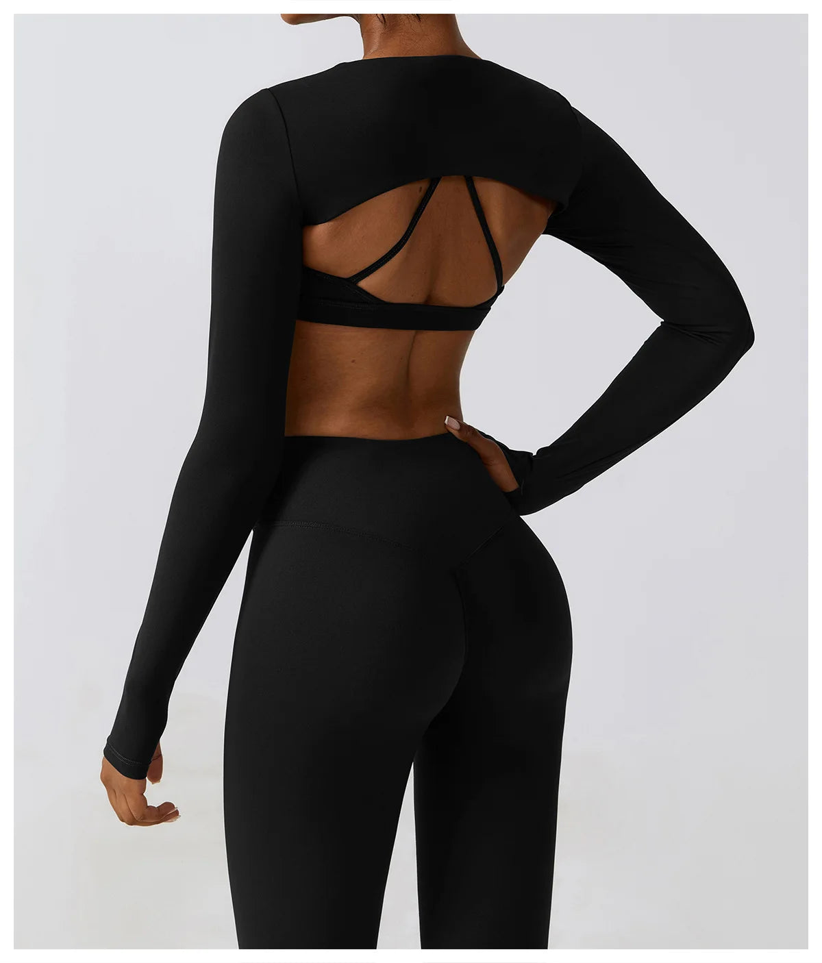 New Sports Camisole Yoga Long Sleeved Shawl Yoga Top Nude Fitness Yop Gym Push Ups Workout Top Running Sports Smock