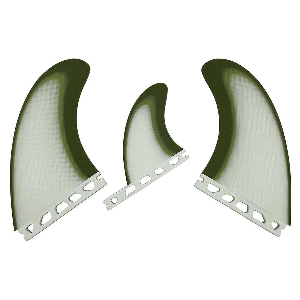 UPSURF Future Quilhas Tri Fins T1 3 FINS Thruster Fiberglass Surfboard Fins Single Tab Surfing Equipment Accessory Tabla de Surf
