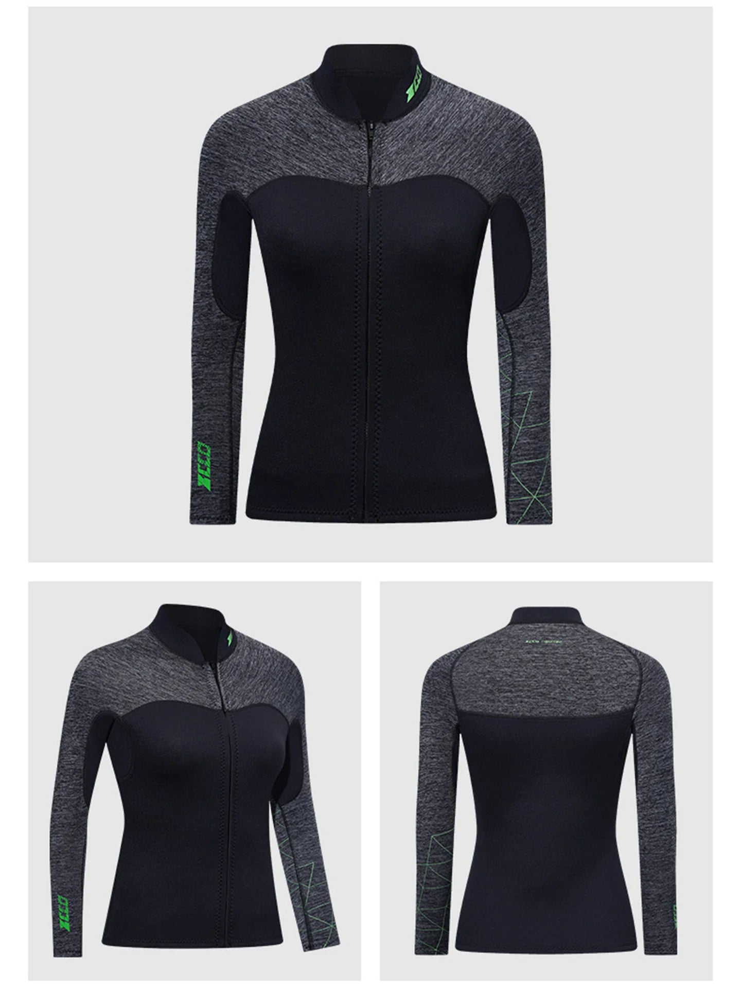 Neopreno Wetsuit Surf Suit 3mm Kitesurf Scuba Diving Suit Winter Swimwear Underwater Spearfishing Long Sleeve Swimsuit Men Women