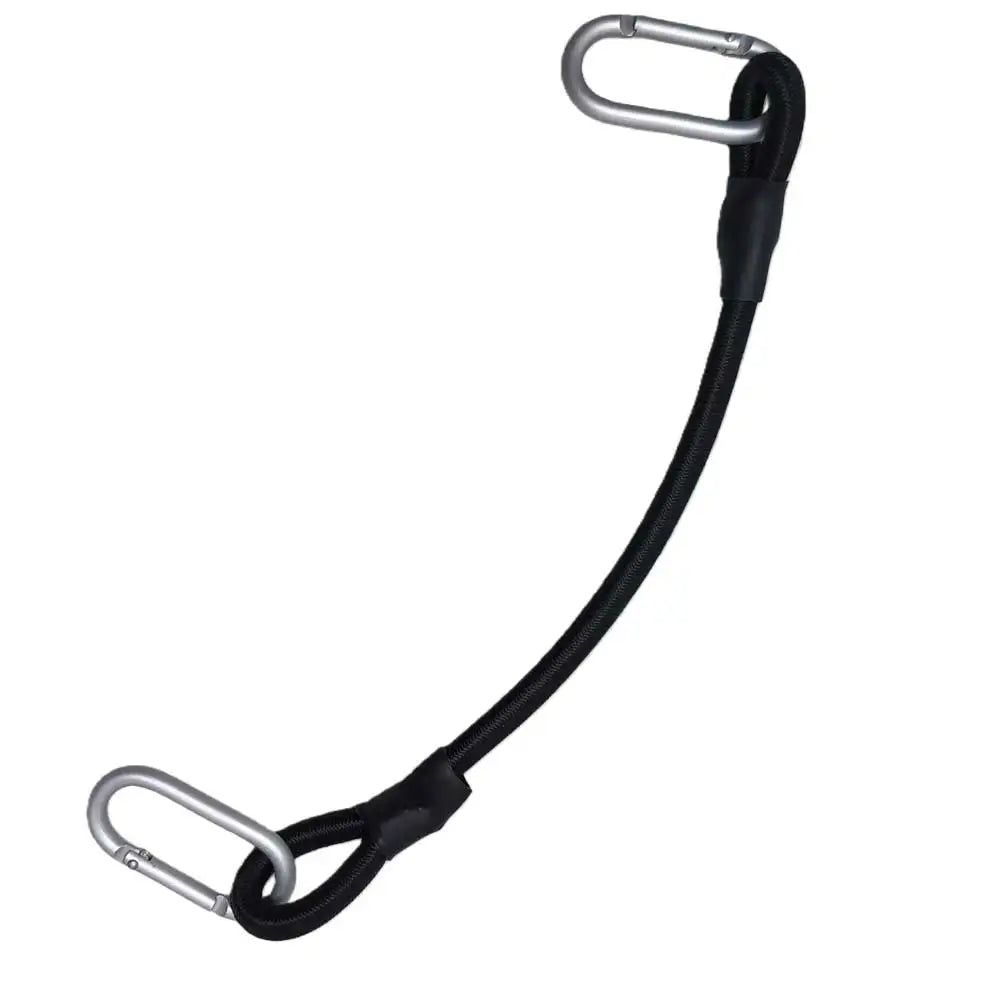 2pc Heavy Duty Bungee Shock Cord Tie Down Straps with Snap Hooks for Camping Tents Kayaks Boat Trailer Fishing Gear Organization