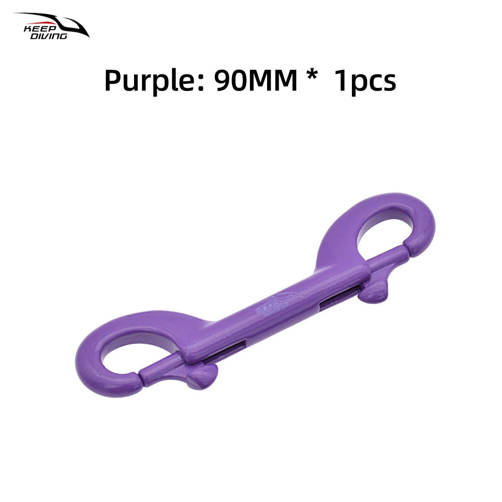1 PCS KEEP DIVING 316 Stainless Steel Scuba Diving Double Ended Hook Accessory For Equipment BCD Chioce Snap Bolt kit Quick Draw