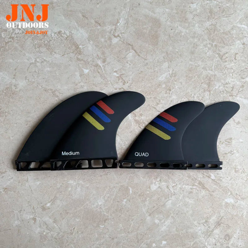 JNJ-FCS 2 Future Performer Medium Or Large + Gx Fiberglass Surfboard Quad Fins 4Pcs