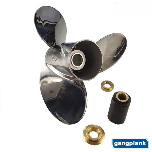 Outboard Engine Stainless Steel Propeller for Honda 115-250HP 15 Tooth 15X15 14 1/4X17 15 1/2X17 14X19 15 1/4X19 15X21