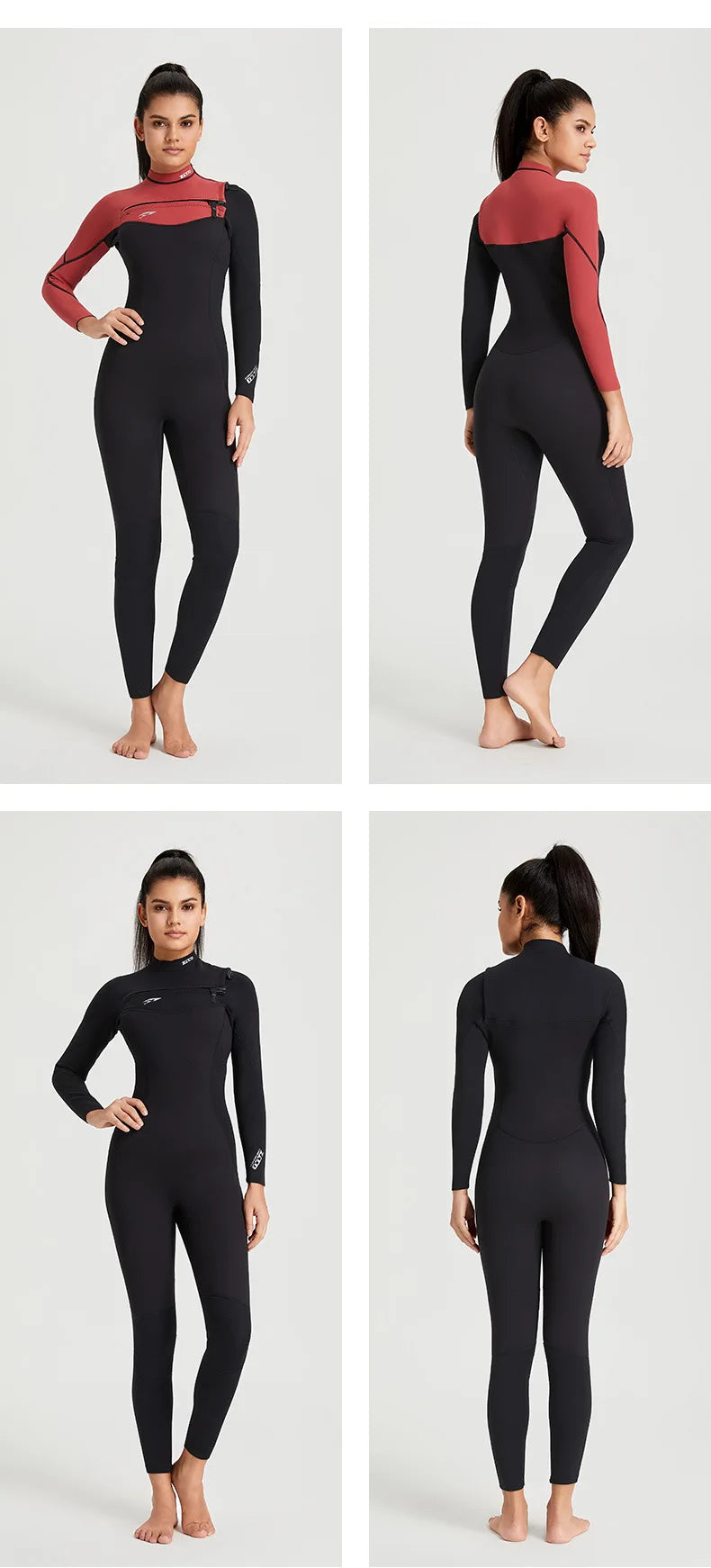 Women Men 3mm Neoprene Wetsuit  Scuba Diving Thermal Winter Warm Wetsuits Full Suit Swimming Surfing Kayaking Equipment