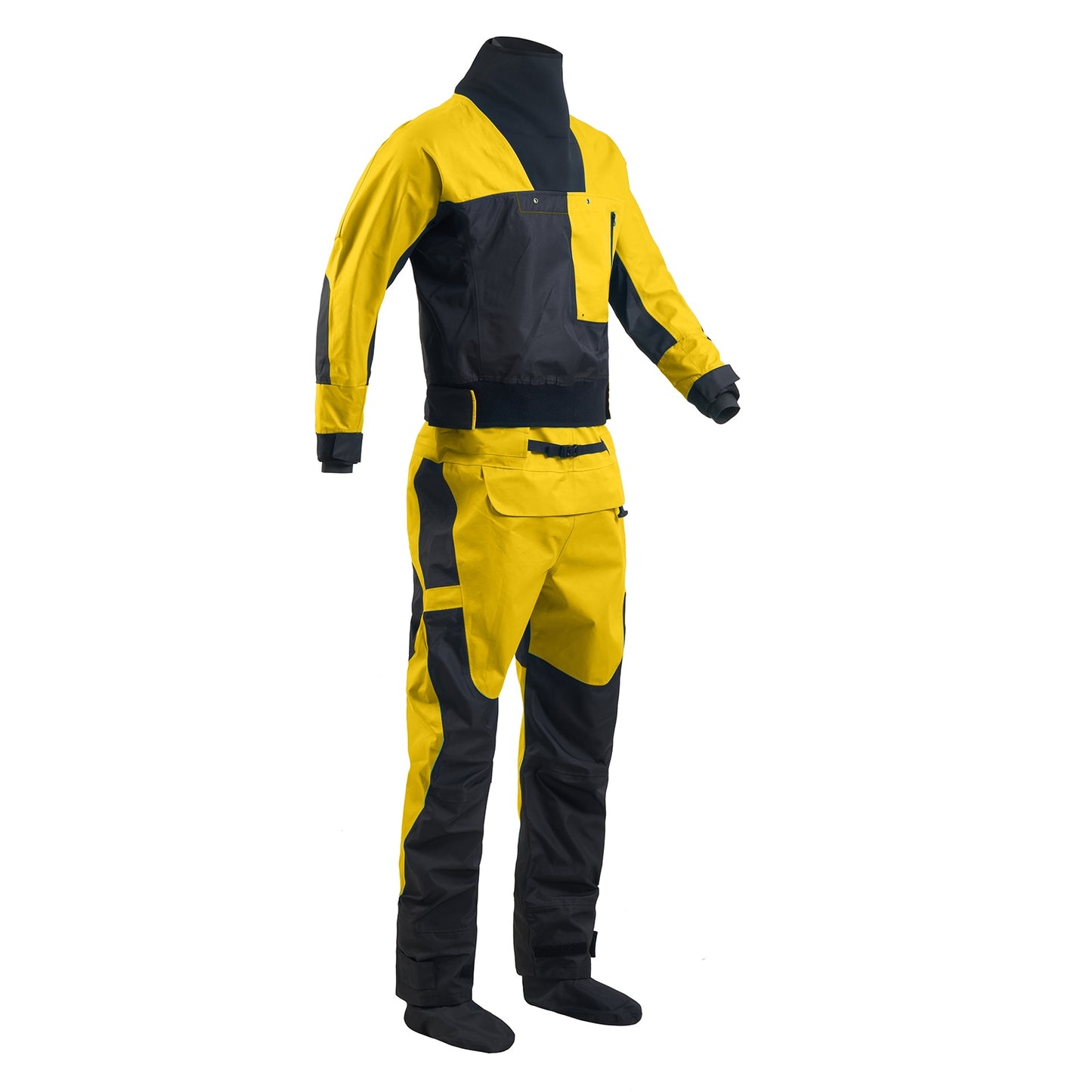 Men's Kayak Drysuits 3 Layers Waterproof Material Fabric Rafting  Surfing Padding Kayaking Dry Suits DM32