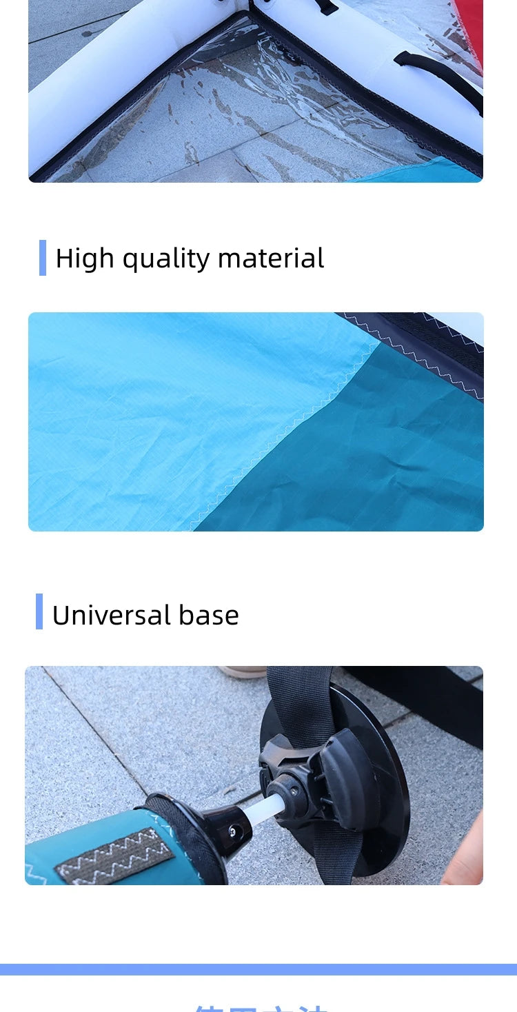 【Hot】Inflatable Windsurf Sail & Surfboard Wing Paddle Board, Kitesurfing Wind Surfing Water Sports Gear