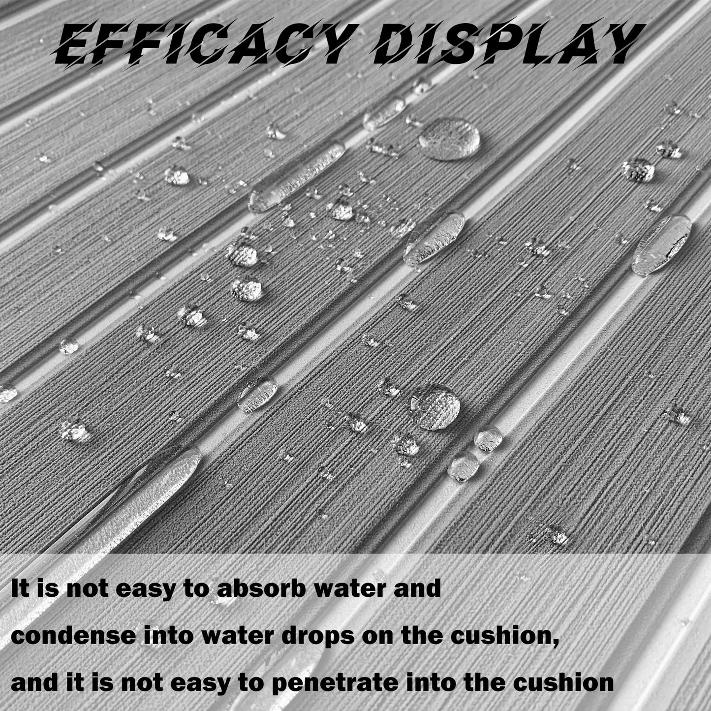 KXKZREN-2400x450mm EVA Foam Faux Teak Decking Sheet Marine Boat Flooring Sea Deck Yacht Mat Self-adhesive Kayak RV Non-slip Pad
