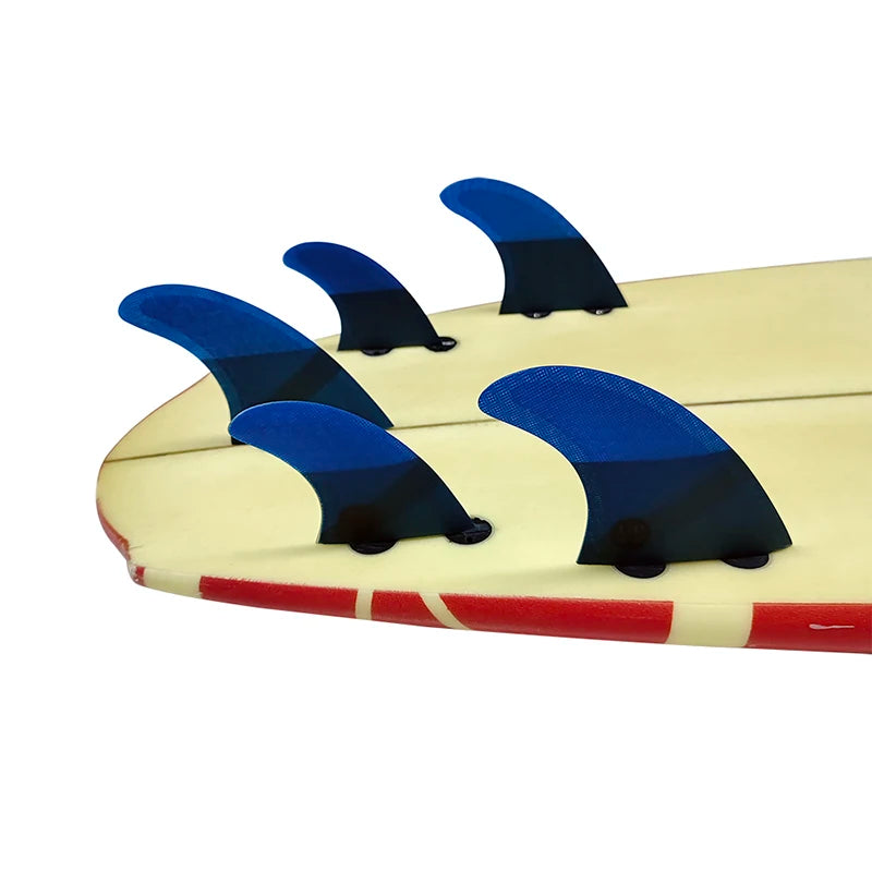 Tri-quad Fin Set UPSURF FCS Surfboard Fins G5+GL(4-5 Fins) Fiberglass Honeycomb UP Surf Fins Quilhas Surfing Accessoriea