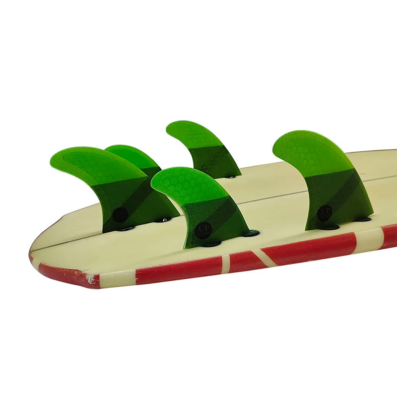 Tri-quad Fin Set UPSURF FCS Surfboard Fins G5+GL(4-5 Fins) Fiberglass Honeycomb UP Surf Fins Quilhas Surfing Accessoriea