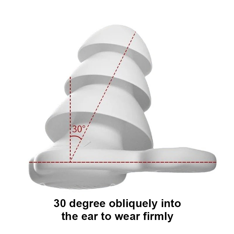1pair Anti Noise Silicone Earplugs Swimming Ear Plugs Isolation Interference For Work Sleeping Surf Soft Comfort Ear Protector