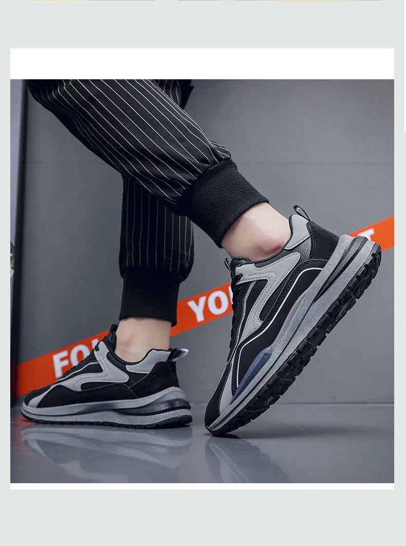 Men Casual Sneakers Spring New Trend Breathable Running Sport Shoes Antislip Tennis Shoes Basketball Walking Jogging Sneakers