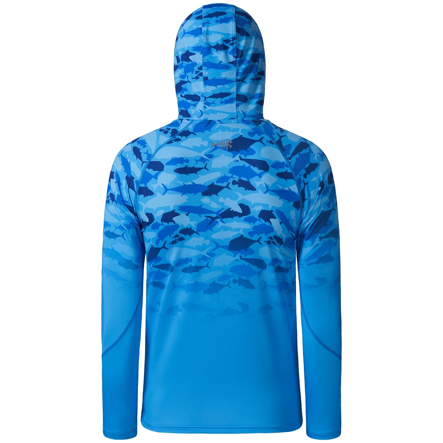 BASSDASH Youth UPF50+ Performance T Shirt with Hood Long Sleeve Fishing Hiking Sun Shirt FS03Y Lightweight Quick Dry Sailing
