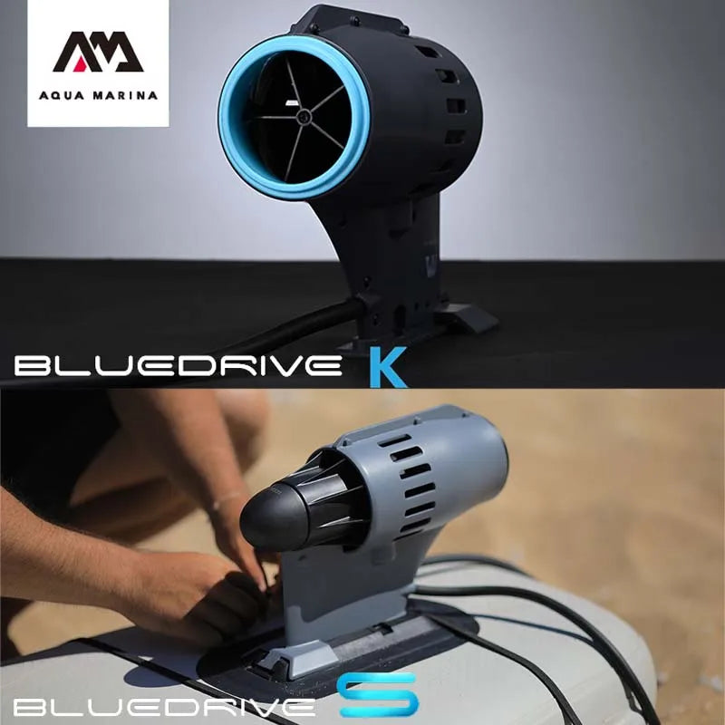 AQUA MARINA BLUEDRIVE POWER FIN SUP Stand Up Paddle Board Push Surf Kayak Surfboard Propeller 12V Battery Electric Engine Motor