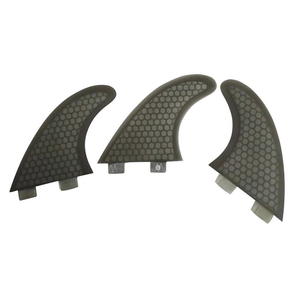 M Tri Surf Fin Fibreglass Honeycomb Surfboard Fin Double Tabs Quilla UPSURF FCS FINS G5 For Fish/Shortboard/Funboard Stabilizers
