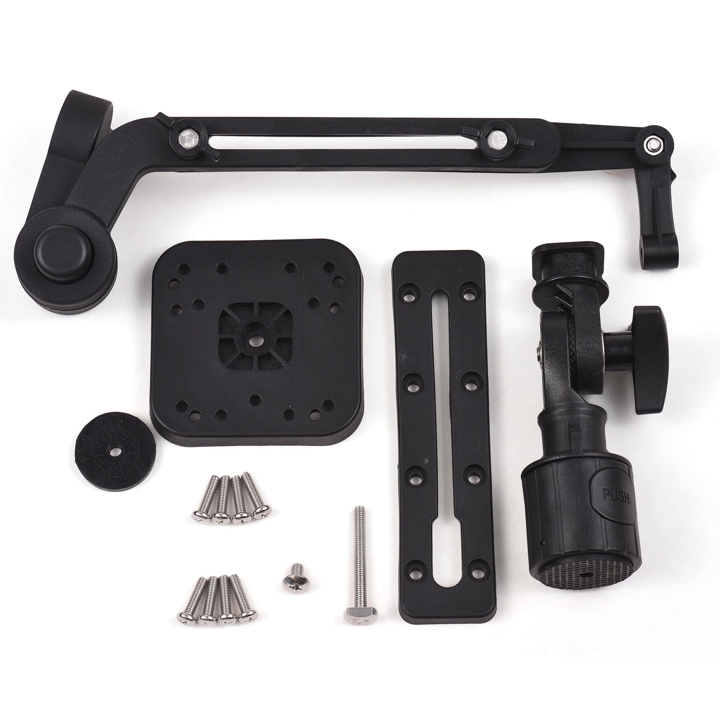 Kayak Fish Finder Mounting Plate Kayak Boat Transducer Mounting Arm Fish Finder Mount Base Adapter fish finder adapter for kayak