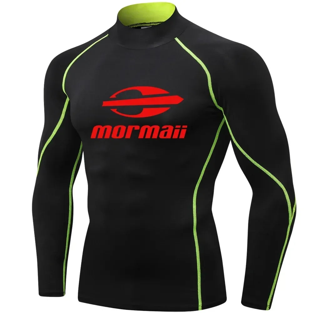 Men Swimsuit Swimming T-shirt Beach UV Protection Swimwear Rash Guard Long Sleeve Surfing Diving Swimsuit Surf T-shirt Rashguard
