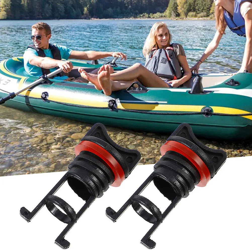 4Pcs Kayak Drain Plugs Waterproof Rubber Stopper Easy Install Replacement for Canoe Boat Kayak Supplies Boat Drain Plug