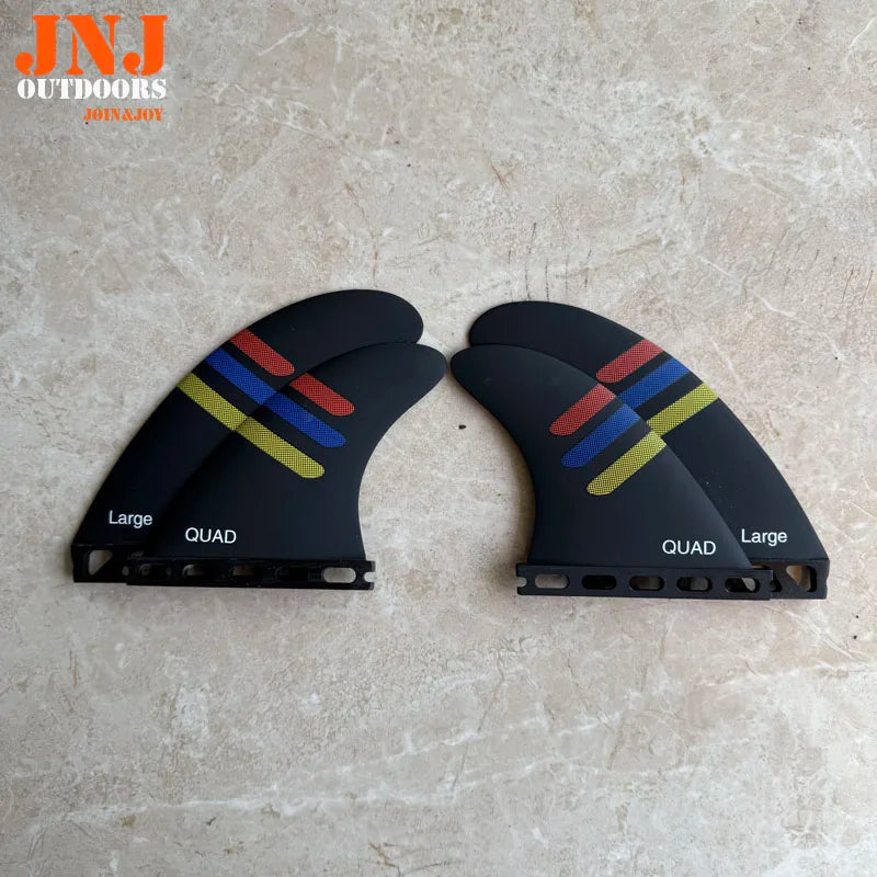 JNJ-FCS 2 Future Performer Medium Or Large + Gx Fiberglass Surfboard Quad Fins 4Pcs