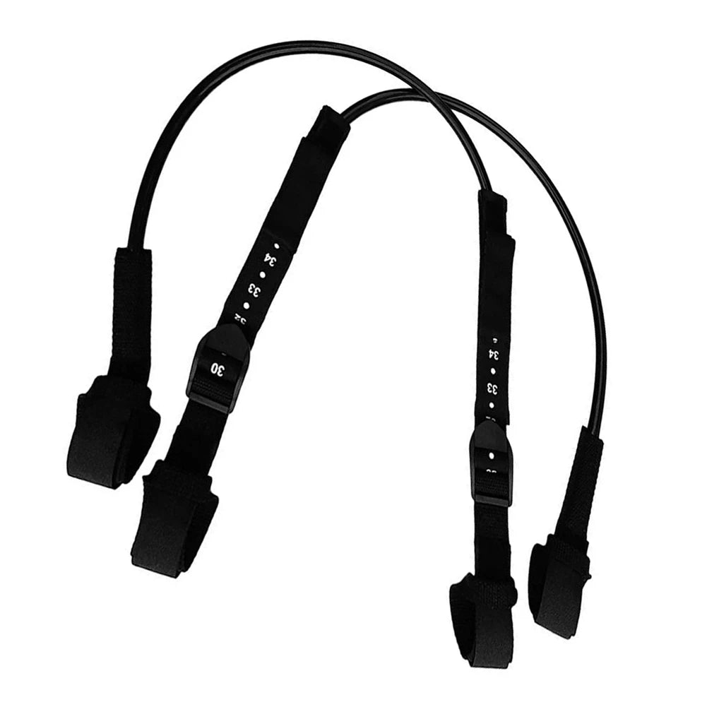 NonSlip Adjustable Windsurfing Harness Line 2 Pieces Heavy Duty PU Material Suitable for Windsurf and Surfing Gear Replacement