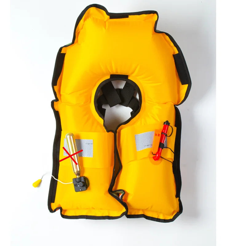 New Auto Self-inflatable Life Vests Manual Boating Life Jackets Adult PFD 150N for Water Sports Fishing Rafting Accessories