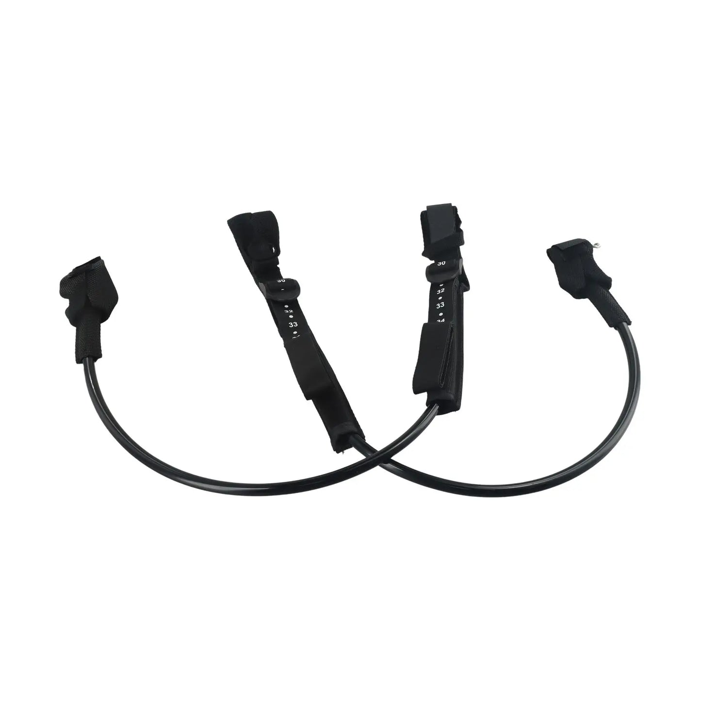 NonSlip Adjustable Windsurfing Harness Line 2 Pieces Heavy Duty PU Material Suitable for Windsurf and Surfing Gear Replacement