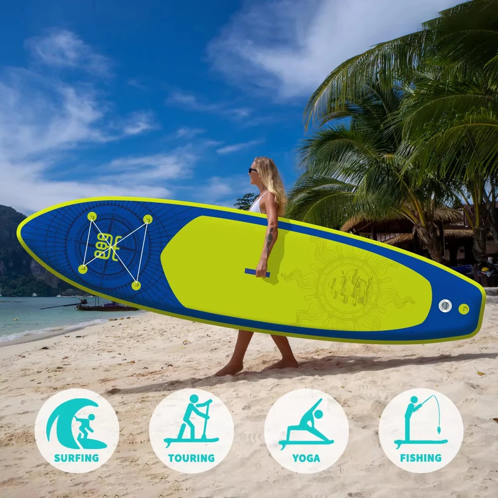FunWater Stand Up Paddling Board Inflable Paddle Board Non-Slip Water Sport Paddle Board Surf Sup Board