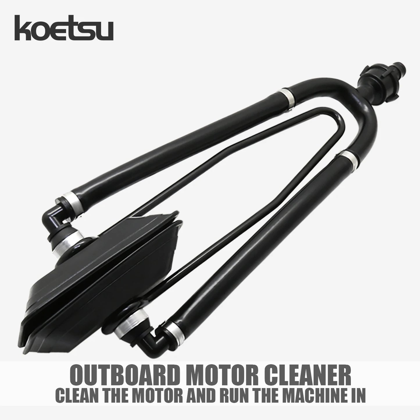 1PCS KOETSU Marine Universal Rectangular Outboard Motor Water Flusher Boat Ear Muff Engine Flusher for Marine Boat