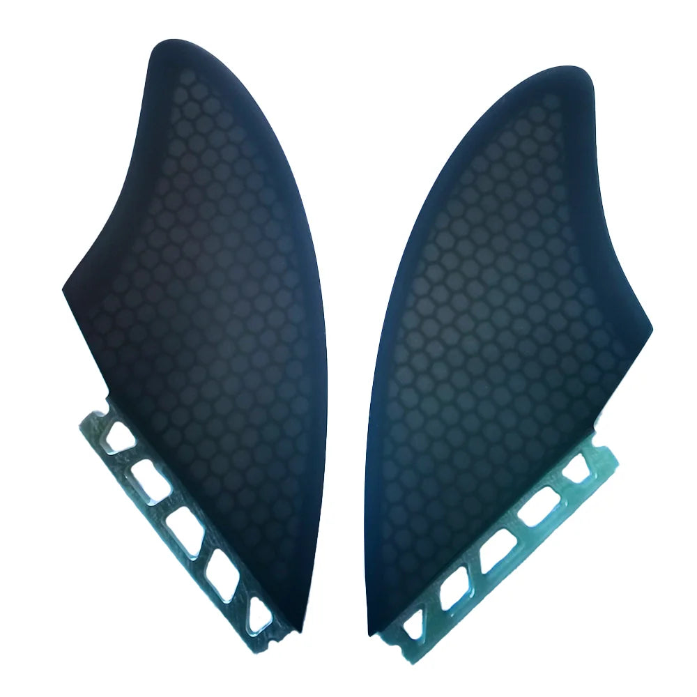 Fiberglass Twin Fish Surf Fins, Keel Surfboard Fin Surfing Accessory