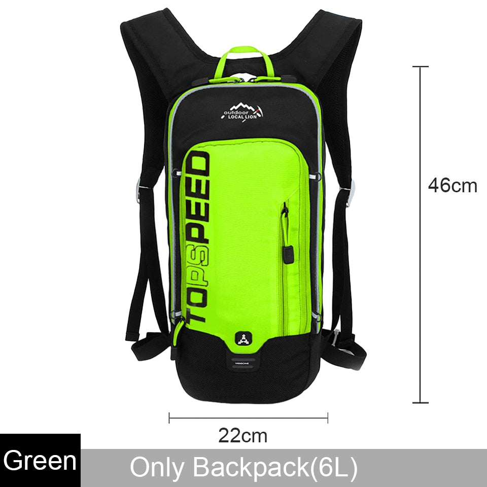 Leão local 6l/5l saco de ciclismo das mulheres dos homens equitação à prova dwaterproof água respirável bicicleta mochila, saco de água da bicicleta, capacete da bicicleta